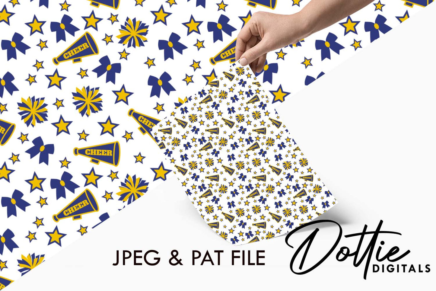 Cheer Leaders Repeat Seamless Pattern