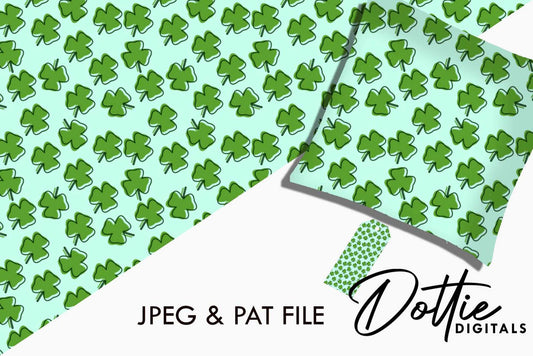 Shamrocks Repeat Seamless Pattern