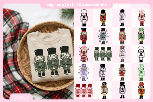 Nutcrackers FREE SVG PNG Craft File