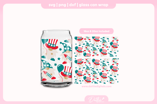 American Gonks 16oz & 20oz Libbey Glass Can Bundle SVG PNG