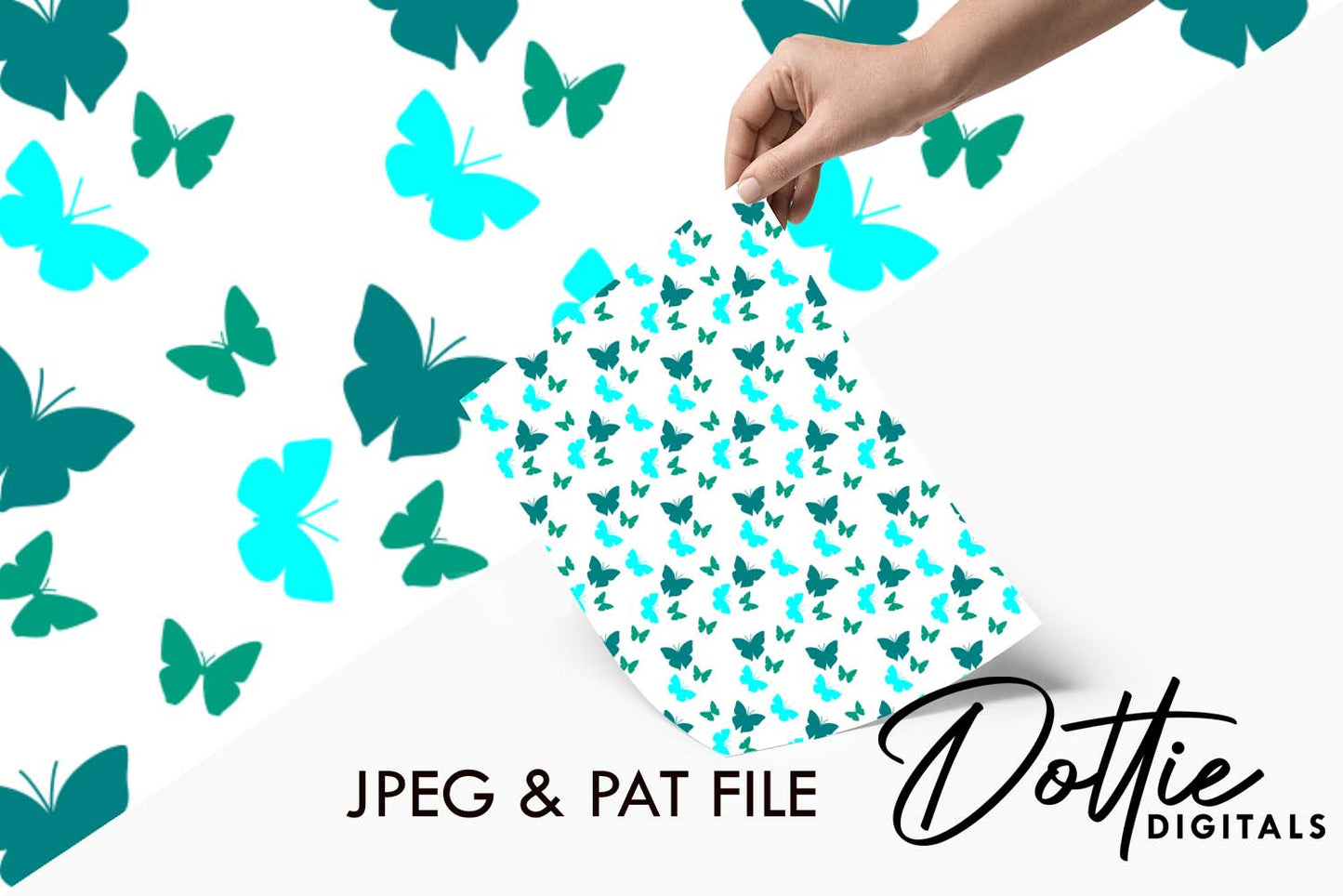 Butterfly Repeat Seamless Pattern