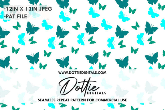 Butterfly Repeat Seamless Pattern