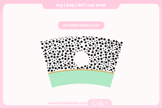 Cute Spots Luxury Polka Dots 24oz Starbucks Cold Cup SVG PNG
