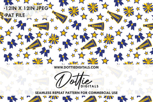 Cheer Leaders Repeat Seamless Pattern