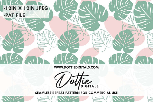 Cheese Plant Repeat Seamless Pattern