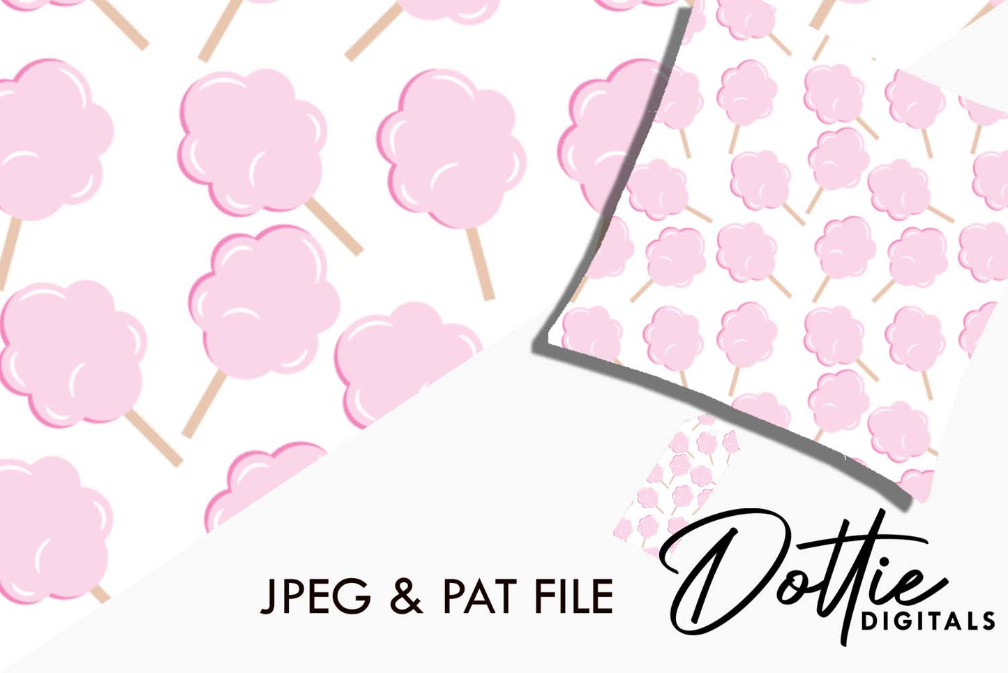 Cotton Candy Repeat Seamless Pattern