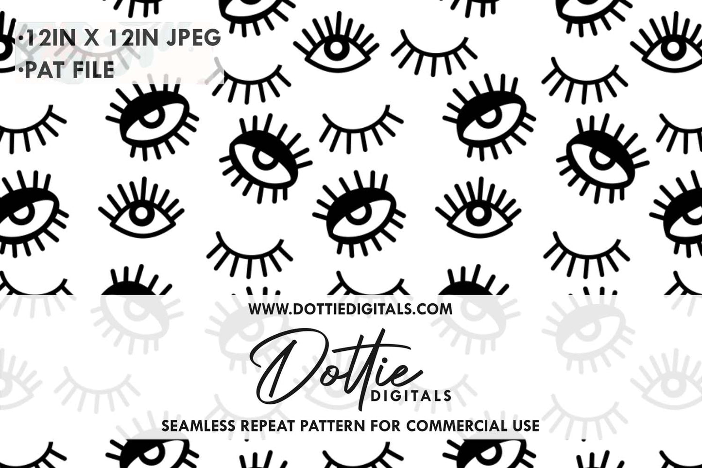 Eyes Repeat Seamless Pattern