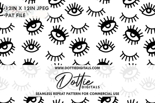 Eyes Repeat Seamless Pattern