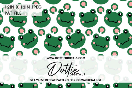 Frog Repeat Seamless Pattern