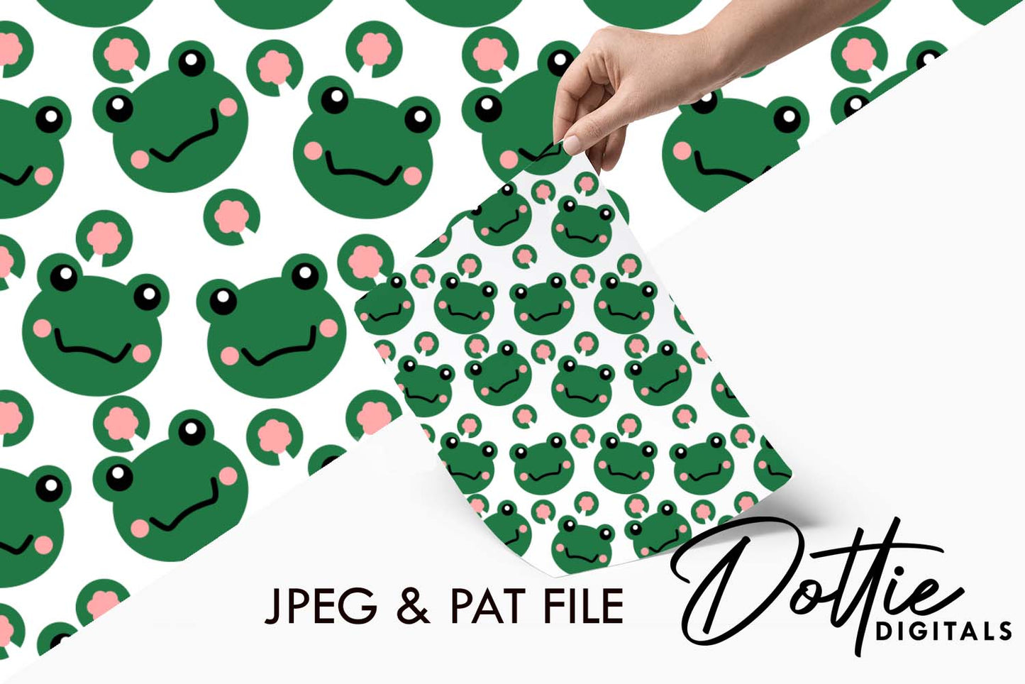 Frog Repeat Seamless Pattern