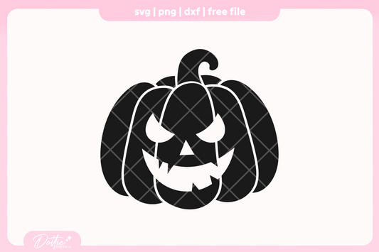 Jack O Lantern FREE SVG PNG Craft File