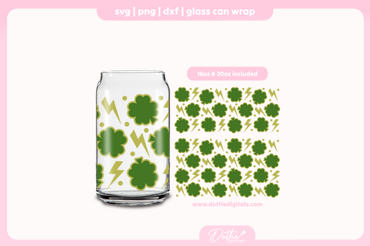 St Patrick's Day 16oz & 20oz Libbey Glass Can Bundle SVG PNG