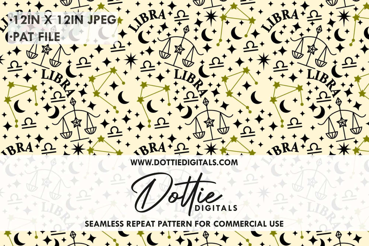 Libra Repeat Seamless Pattern