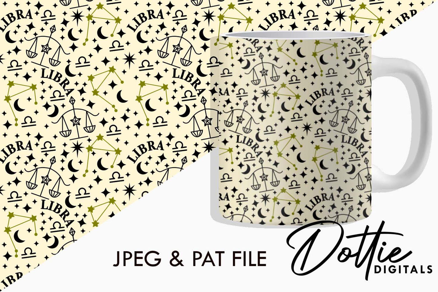 Libra Repeat Seamless Pattern