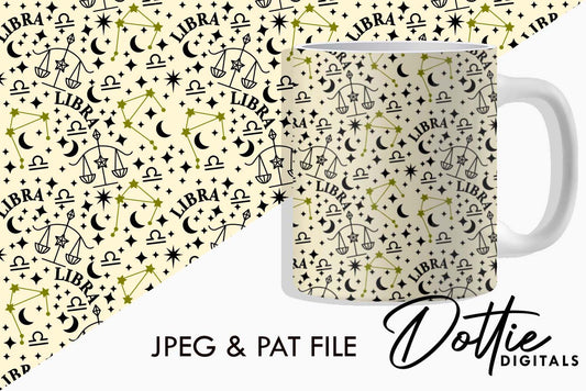 Libra Repeat Seamless Pattern