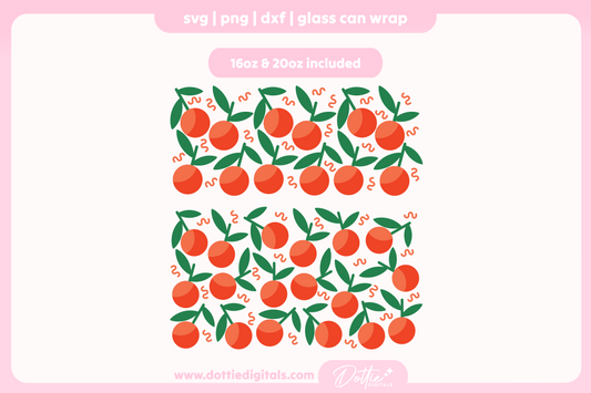 Oranges 16oz & 20oz Libbey Glass Can Bundle SVG PNG