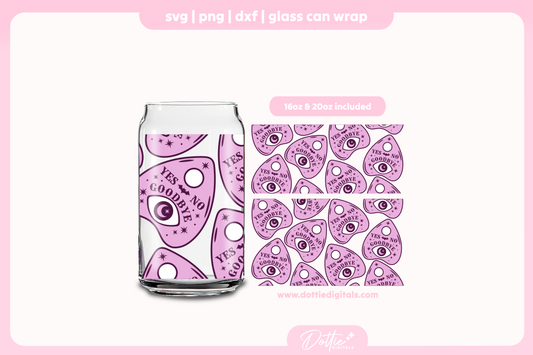 Planchettes 16oz & 20oz Libbey Glass Can Bundle SVG PNG