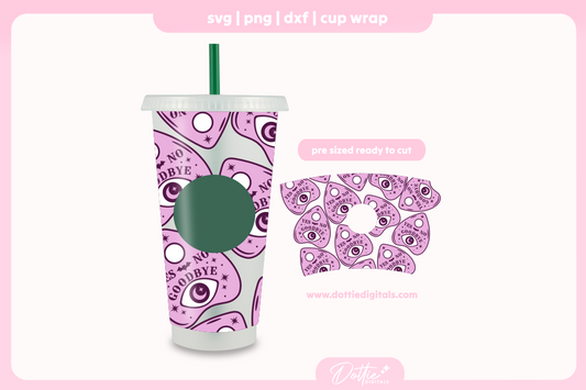 Planchettes Ouija Board Pointers 24oz Starbucks Cold Cup SVG PNG
