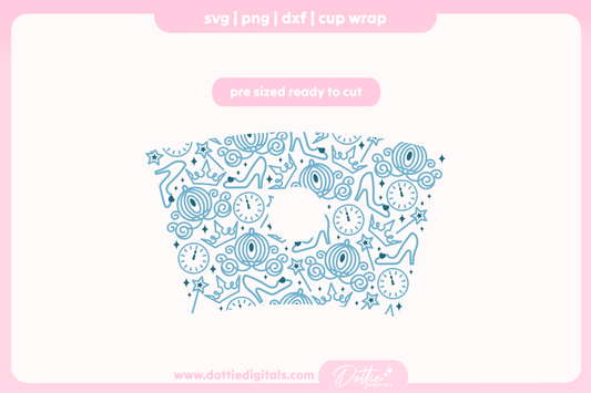 Fairytale Princess 24oz Starbucks Cold Cup SVG PNG
