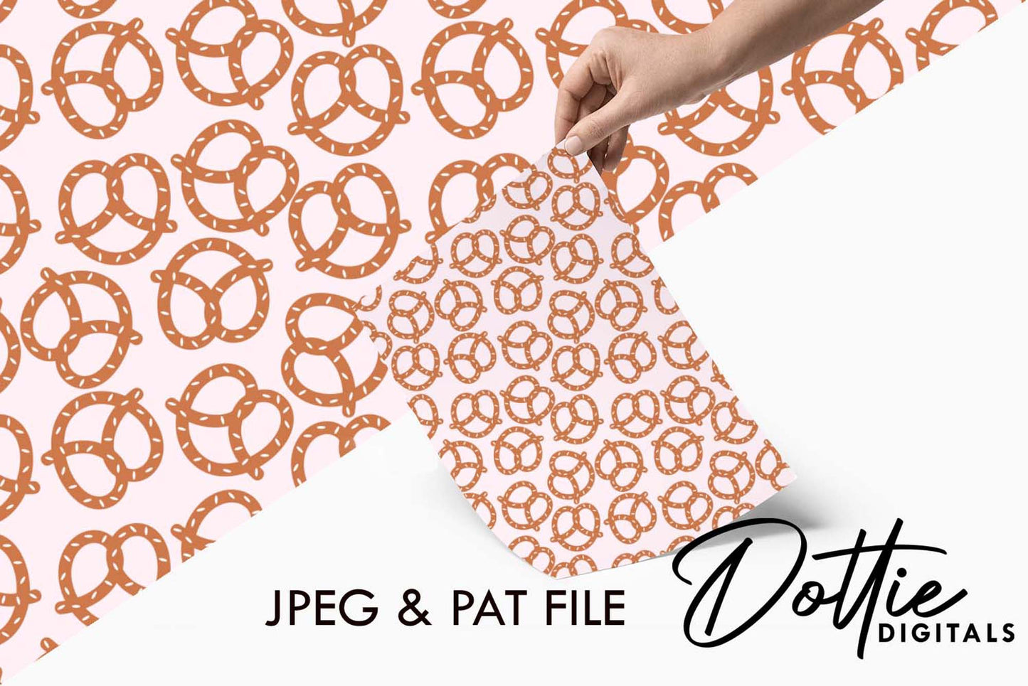 Pretzels Repeat Seamless Pattern