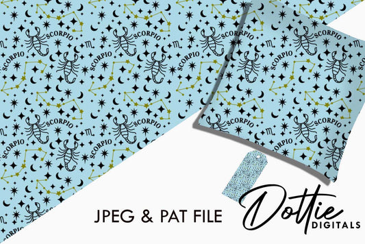 Scorpio Repeat Seamless Pattern