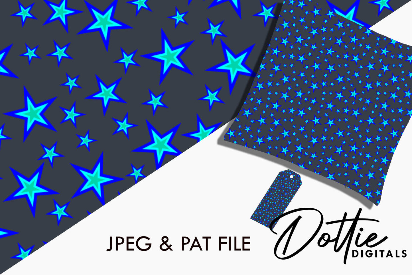 Stars Repeat Seamless Pattern