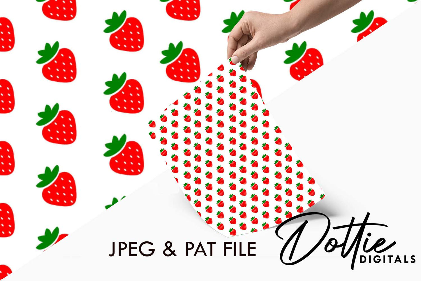 Strawberry Repeat Seamless Pattern