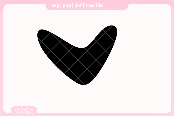 Abstract Hearts FREE SVG PNG Craft File