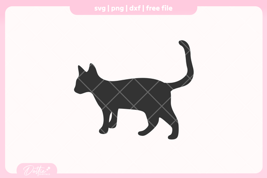 Black Cats FREE SVG PNG Craft File