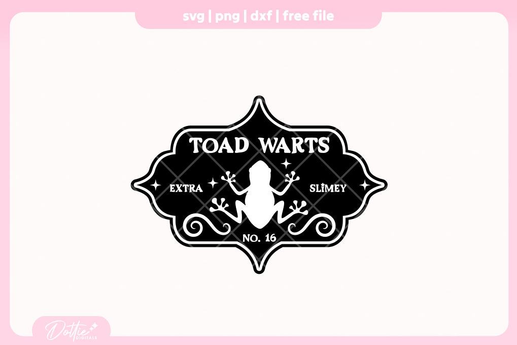 Black Potion Labels FREE SVG PNG Craft File