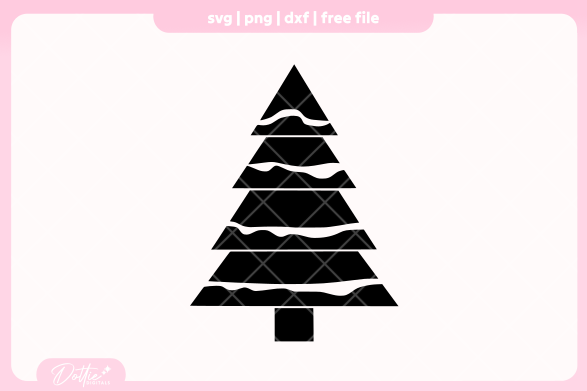 Christmas Trees FREE SVG PNG Craft File
