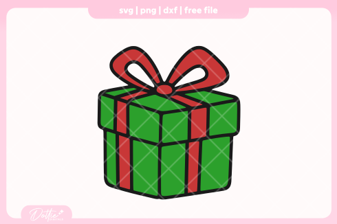 Gift FREE SVG PNG Craft File