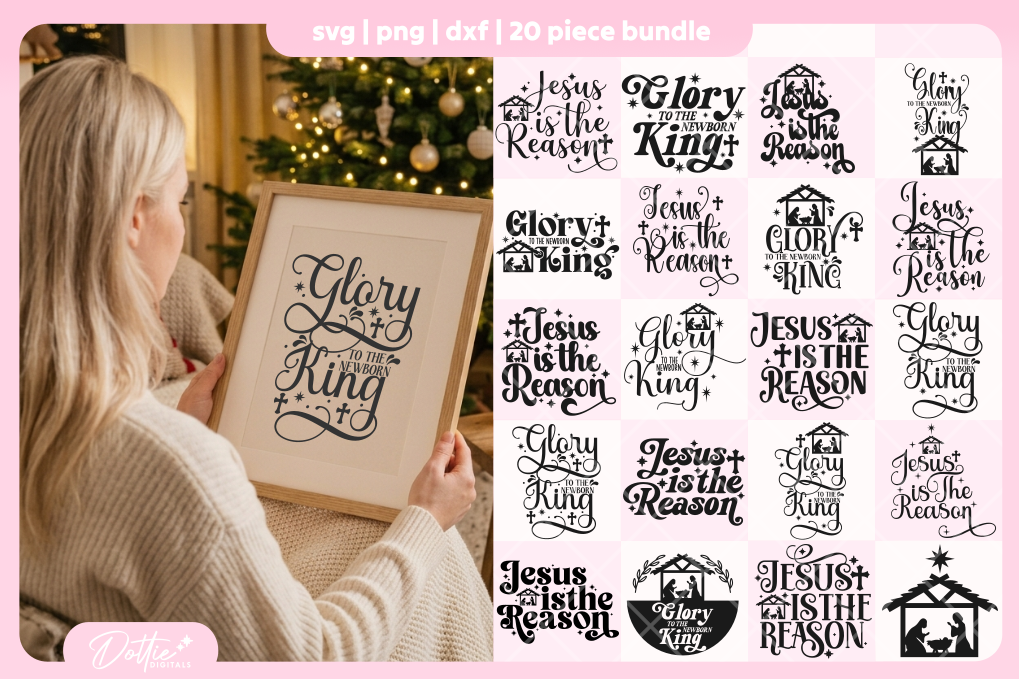 Nativity Scene FREE SVG PNG Craft File