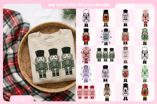 Nutcrackers Bundle 20 SVGs PNGs