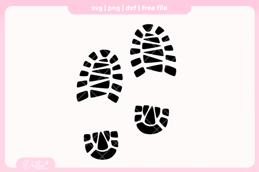 Santa Boots FREE SVG PNG Craft File
