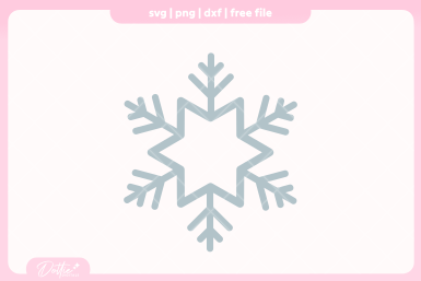 Snowflakes FREE SVG PNG Craft File
