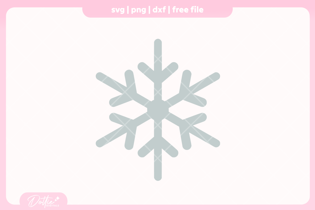 Snowflakes FREE SVG PNG Craft File