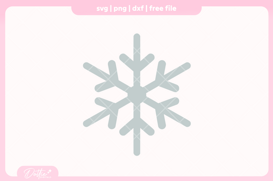 Snowflakes FREE SVG PNG Craft File