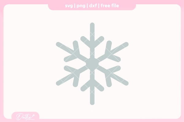 Snowflakes FREE SVG PNG Craft File