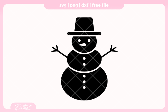 Snowmen FREE SVG PNG Craft File
