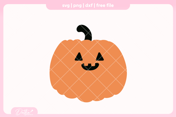 Cute Ghosts Pumpkins FREE SVG PNG Craft File