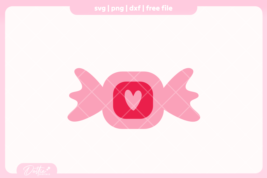 Cute Valentine's Day FREE SVG PNG Craft File