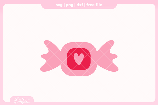 Cute Valentine's Day FREE SVG PNG Craft File