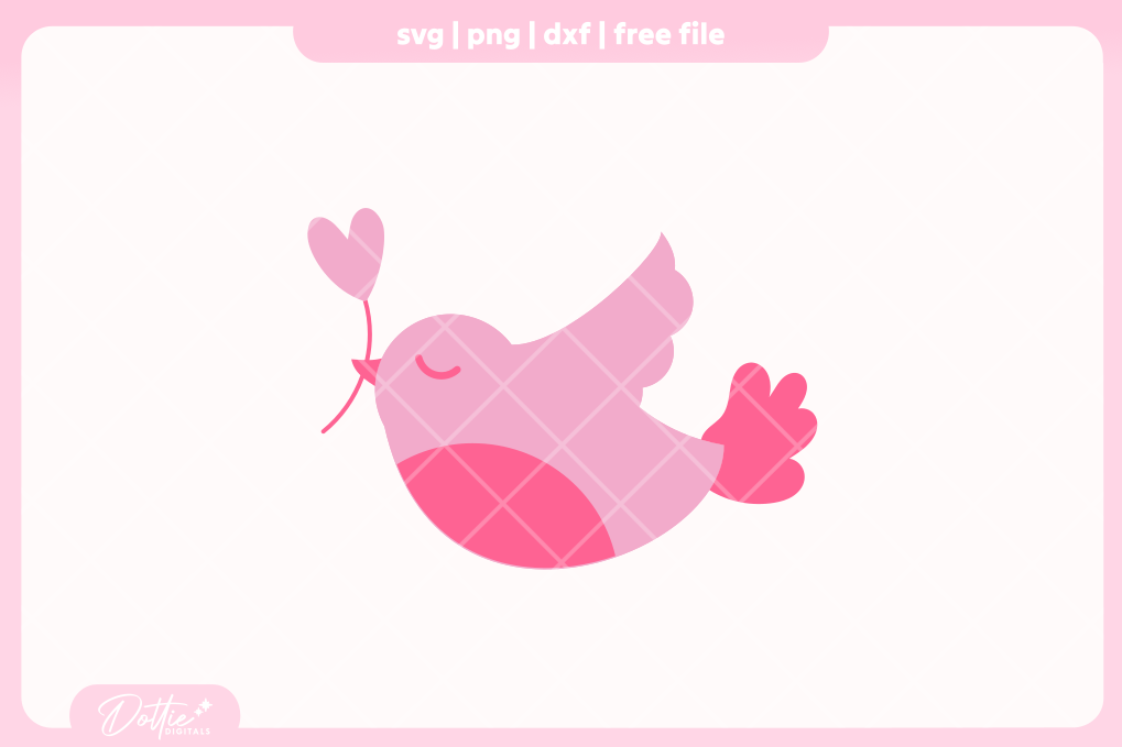 Cute Valentine FREE SVG PNG Craft File