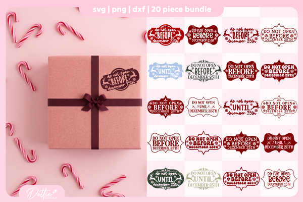 Do Not Open Bundle 20 SVGs PNGs