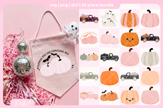 Fall Pumpkins FREE SVG PNG Craft File