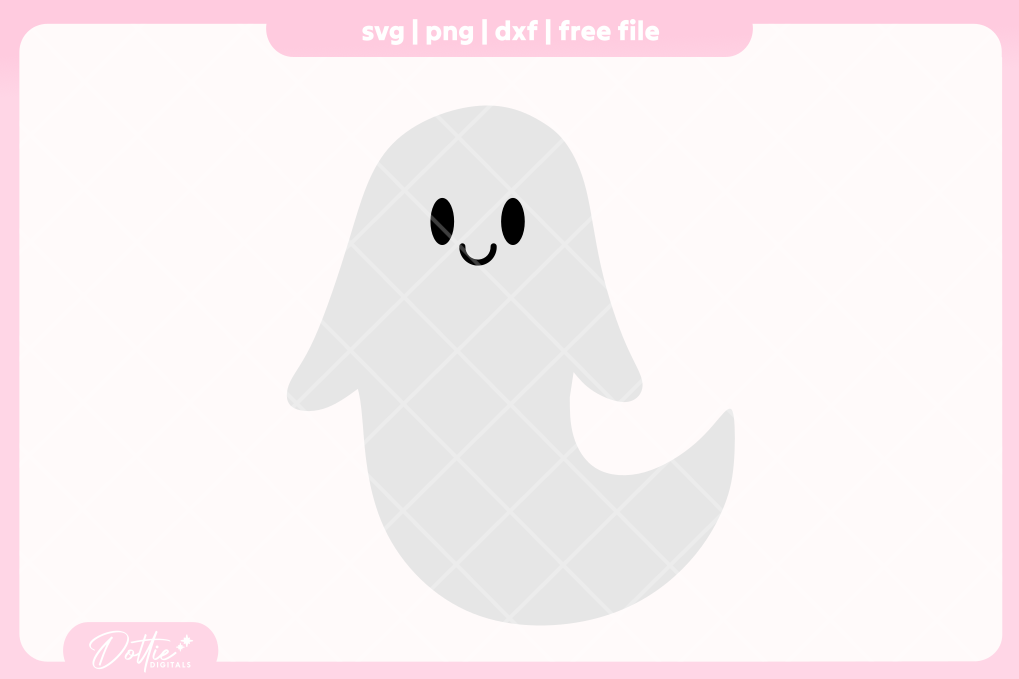 Ghost FREE SVG PNG Craft File
