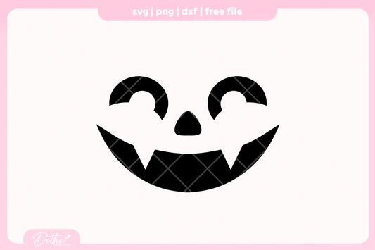 Jack O Lantern Faces FREE SVG PNG Craft File