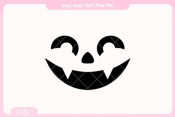 Jack O Lantern Faces FREE SVG PNG Craft File