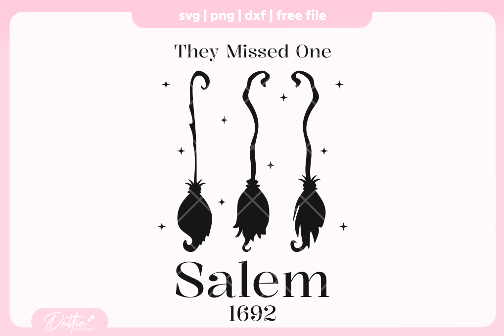 Salem FREE SVG PNG Craft File